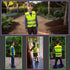 Hi Vis Kids Safety Vest - Lightweight, Adjustable Toddler Reflective Vest for Cycling & Running