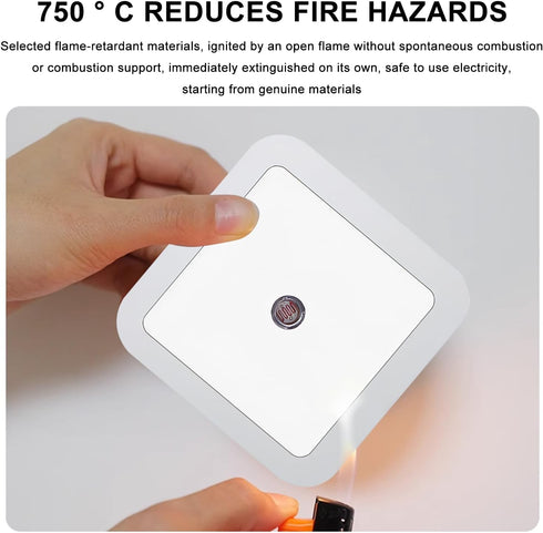 4Pcs Bulb Plug-in Night Light, LED Soft Warm Light Lamp, European Plug Christmas Light Bed Lights w Smart Sensor Dusk