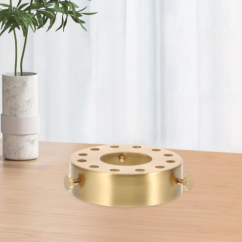 Angoily Copper Bracket Lampshade Cover Ring for Reverse Glass Fixtures Light Fixture Collar Ring for Easy Installation