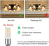 2-Pack Sewing Machine Light Bulb, Double Contact Warm White 2700-3000K, 15T7DC Base Replacement for Singer/Kenmore