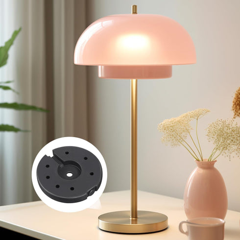 Counterweight Holibanna Weighted Block Base for Floor Lamps - Sturdy Metal for DIY Lighting Ideal for Table and Floor