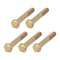 Hex Bolts 5Pcs (9/16-12x3"), Grade 8 Carbon Steel Zinc Plated Partial Threaded Hex Head Screw for Furniture Repair