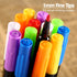 Liquid Chalk Markers for Acrylic Fridge Calendar, 14 Pack, 7 Vibrant Colors, 1mm Fine Points, Easy Wet Erase