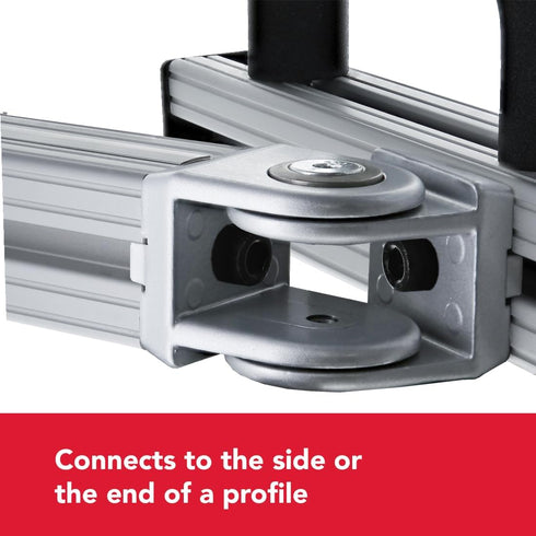 8020, 14011, 10 and 25 Series 2 Hole Flexible Pivot Joint Connector Fittings for Aluminum Extrusion Profile