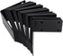 NINGWAAN 20 2.9 2.9 1.9 inch PCS L Corner Brackets, Stainless Steel Black Joint Right Angle Bracket, Corner Brace Shelf