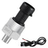 200 PSI Pressure Transducer Sensor with Connector Harness, 1/8"NPT Thread Stainless Steel Transmitter