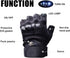 Cyuanxgr 8 LED Flashlight Gloves, Half Finger Lighted Gloves Gifts for Men Women, Flashlight Gloves with LEDs Stocking
