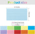 Rcybeo 1200 3 5 10 Pieces Index Cards Ruled x Color Index Cards Bulk, Flash Cards, Study Cards, Note Cards for Learning