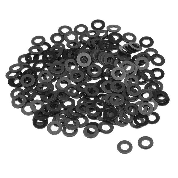 uxcell Nylon Flat Washers 10mm OD 5mm ID 1mm Thickness for Faucet Pipe Water Hose - Pack of 200