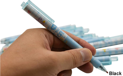Maydahui 42 PCS Blue Sea Animal Gel Pens, Cute Kawaii Retractable Printing Pens for School Party Students