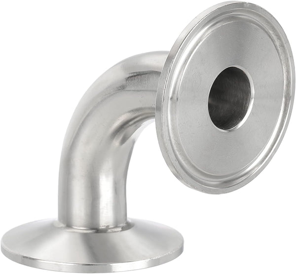 PATIKIL 90 Degree Elbow 3/4 "(19mm) Tube OD, 304 Stainless Steel Sanitary