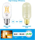 E26 Bulb 40W 4W, 2700K, Dimmable 400lm T14 T45 Bulbs 3 Pack Vintage LED Light Equivalent, Energy Efficient Warm White