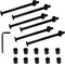 Hincell M6x120mm 12Set Bunk Bed Bolts,Hex Drive Socket Cap Furniture Barrel Screws Bolt