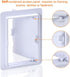 Suteck Plastic Access Panel for Drywall Ceiling, 4 x 6 Inch, Reinforced Plumbing Wall Access Doors, Removable