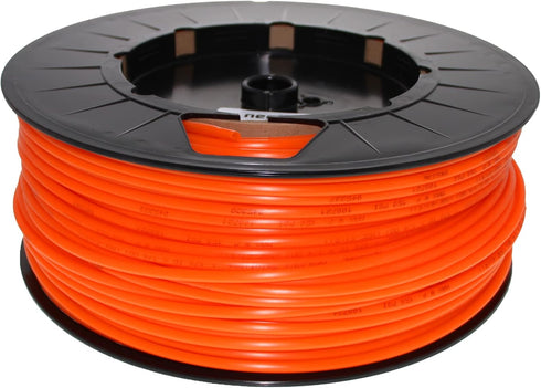 Neo-Pure 1/4" OD LLDPE Polyethylene Tubing (.170 ID) Pneumatic Hose Pipe for Air Line or Fluid (50FT, Orange)
