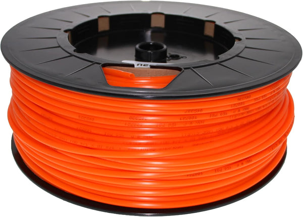 Neo-Pure 1/4" OD LLDPE Polyethylene Tubing (.170 ID) Pneumatic Hose Pipe for Air Line or Fluid (50FT, Orange)