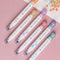 Double-Headed Cute Light Color Eye Protection Highlighter Markers, 6-Pack of 12 Flat Heads for School Supplies