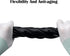 Eastrans 1/4" ID Silicone Tubing, Food Grade Flexible Hoses, High Temp for Home Brewing, 5 Feet Length, Black