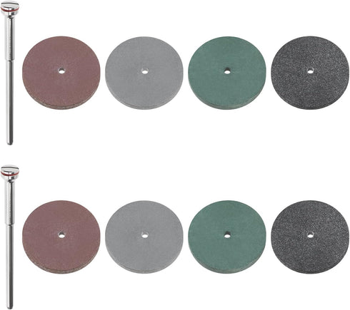 The Lord of the Tools 52-Piece Polishing Wheel Assortment with 2.35mm Mandrel Shank for Jewelry Making, Woodworking