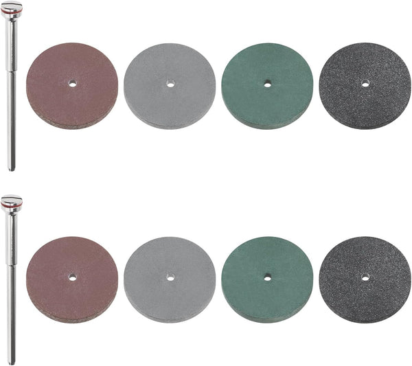 The Lord of the Tools 52-Piece Polishing Wheel Assortment with 2.35mm Mandrel Shank for Jewelry Making, Woodworking