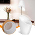 ZUDKSUY 6 1.57" Pcs White Horseshoe Lamp Shades (U-Shade) with Hole, PE Plastic Shade for Table Lamp & Pendant Light