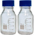 Karter Scientific 250ml Glass Round Media Storage Bottles with GL45 Screw Cap, Borosilicate Glass, 251L3 (Pack of 2)