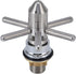 Sink glass rinser, stainless steel kitchen cup washer with star shaped base,