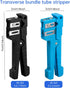 Fiber Optic Cutter Tool 45-163 and 45-165, Coax Cable Stripper, Universal Wire Stripper for Coaxial Cables