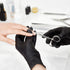 Disposable Medical Black Vinyl Exam Gloves, Latex-Free & Powder-Free, 100PCS (BK-Medium)