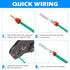 500Pcs Connector Pins Kit, Car Electrical Wire Terminal Pins, Non-Insulated Plug Removal Male Female Crimp Pins