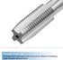 uxcell 3pcs Metric Hand Tap and Die Set - M12 x 1.5 Taper/Plug Thread Taps & Round Die for Thread Repair