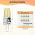 BAOMING G4 LED Bulb 12V JC Type, 20W/35W T3 Halogen Equivalent, 6000K Daylight White, G4 Bi-Pin Base - 10 Pack