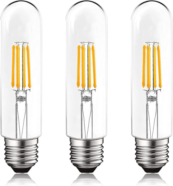LUXRITE T10 LED Bulb, 5W=60W Equivalent, 2700K Warm White Vintage Edison Filament Bulb, 500 Lumens, E26 Base