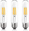 LUXRITE T10 LED Bulb, 5W=60W Equivalent, 2700K Warm White Vintage Edison Filament Bulb, 500 Lumens, E26 Base