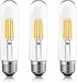 LUXRITE T10 LED Bulb, 5W=60W Equivalent, 2700K Warm White Vintage Edison Filament Bulb, 500 Lumens, E26 Base