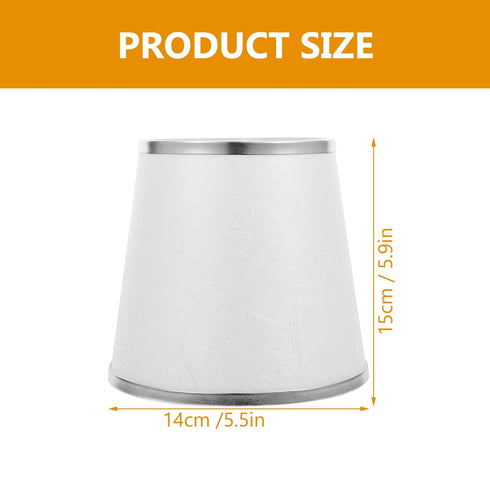 Bulb Table Lamp Shade Cover Chandelier Lamp Shades Fabric Cloth Clip on Light Shades Lamp Cover Square Drum Shade
