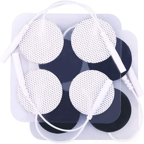 LotFancy TENS Unit Electrode Pads, 40PCS Round Electrodes Pads, 1.25" Reusable TENS