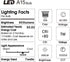 YukiHalu A15 Appliance Light Bulb, 60W Equivalent, 600 Lumens, 7W, 120V, 5000K Daylight, E26 Base