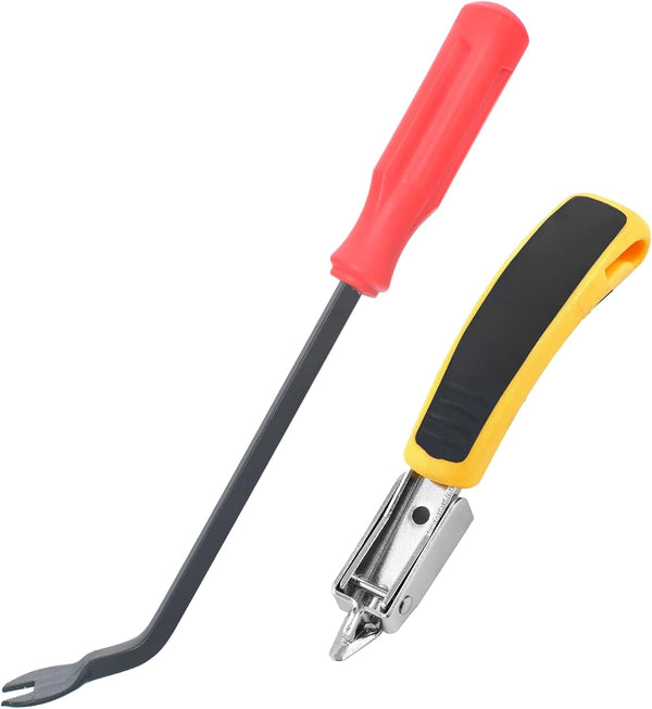 Upholstery Staple Remover Tool, Heavy Duty Tack Lifter for Removing Staples from Furniture, Canvas, Carton