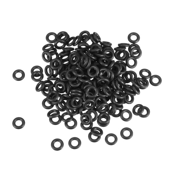 uxcell Nitrile Rubber O-Rings, 8mm OD 4mm ID 2mm Width, Pack of 200 Metric Sealing Gasket for Automotive Plumbing