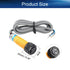 Heyiarbeit Photoelectric Sensors Diffuse Reflection Photoelectric Sensor Switch 300MA Detection Distance 10cm 3 Wires E3F-DS10C4 1pcs