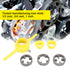 Pipe Threader Plumbing Tools Alloy + Plastic PVC Thread Tool Maker Pipe Npt Round Die Set Pipe Threader Plumbing Manual Hand Tool