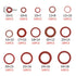 XINGYHENG 150Pcs 14 Sizes Fiber Flat Washer Red Steel Paper Insulation Flat Washer Assortment Kit for Plumbing