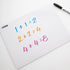 BAZIC Dry Erase Lap Board, 9"x12" & Marker, Double Sided Primary Ruled & Blank, 2-Pack for Teacher Home