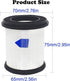 High-Efficiency Filter Replacement for INSE N5S, N5T, S6T, S6P Pro, S610/TMA, T120, T121, T151, T150, T220, T210, T181,