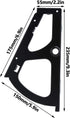 1 1 Layer Shoes Drawer Cabinet Hinges, Pair Steel Black Cabinet Frame Furniture Hinge, Shoes Drawer Cabinet Hinges