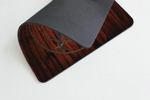 Western Texas Star Office Mouse Pad, Non-Slip Rubber Rectangle for Gaming