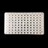 Vial Rack Tube Rack - Double Panel 96 Positions for Microcentrifuge Tubes 0.2-1.5ml, White