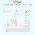 Power Supply Adapter DC24 2A 48W AC to DC Converter for COB LED Strip, CCTV Camera, White, 2.1mm X 5.5mm
