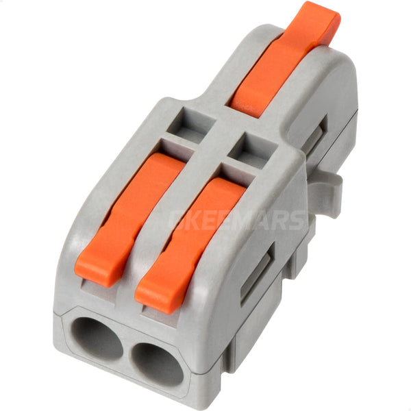 GKEEMARS 20Pcs Mini Electrical Wire Connectors, DIY 4/6/8/9/10 Way Butt Terminal Block Connectors (1 in 2 out)